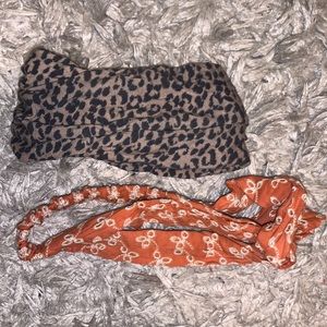 Two aerie headbands with fun prints!